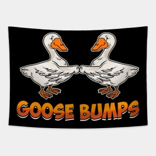 Cute & Funny Goose Bumps Goosebumps Animal Pun Tapestry