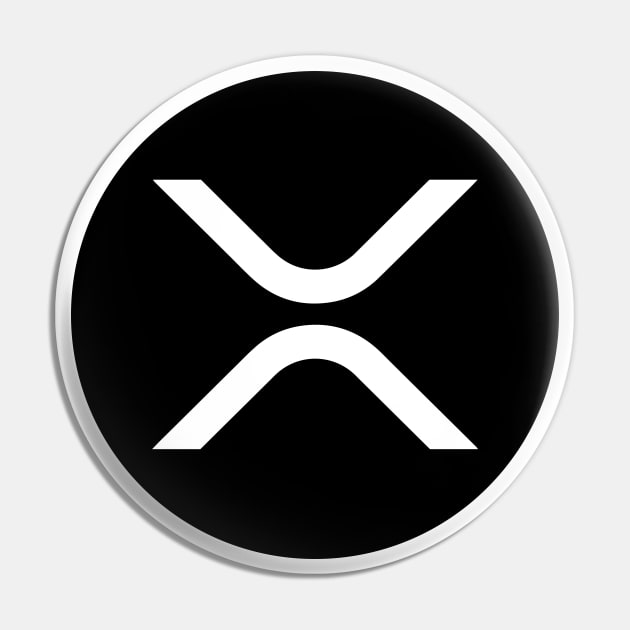 Round XRP Symbol Pin by Ranter2887