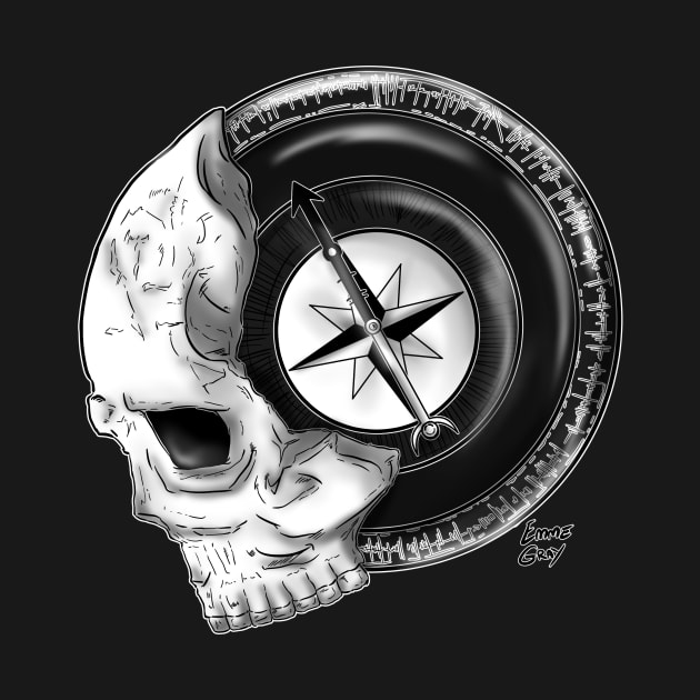 Inktober 2021 - 16 COMPASS by EmmeGray