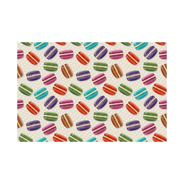 Macaron Pattern by FoodPatterns