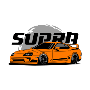 Orange Supra JDM T-Shirt