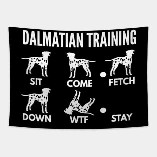 Dalmatian Training Dalmatian Dog Tricks Tapestry