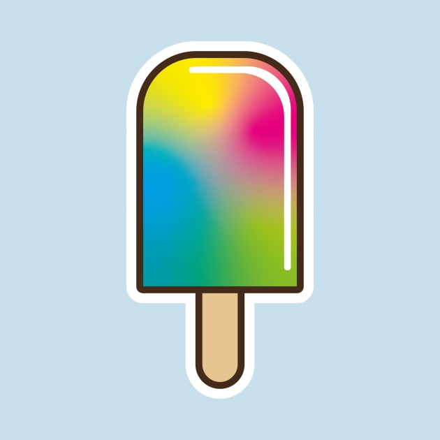 trippy psychedelic vector of a lolly by Bubsart78