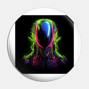 Alien Neon Art 6 Pin