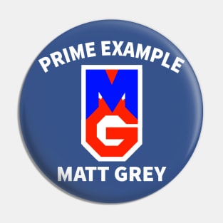 Matt Grey shirt Pin