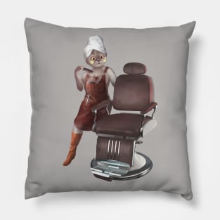 Barber Shop Pillow