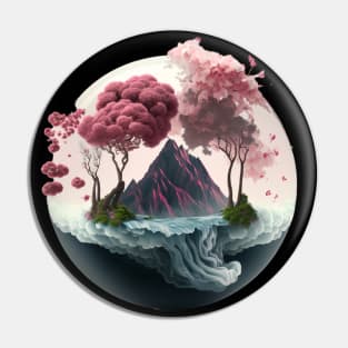 Isometric Globe and Tree: A Symbolic Fusion Pin