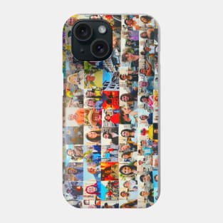 United People Colorful Faces Unique Artwork In Plovdiv Phone Case