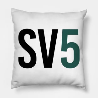 Sebastian Vettel 5 - Driver Initials and Number Pillow