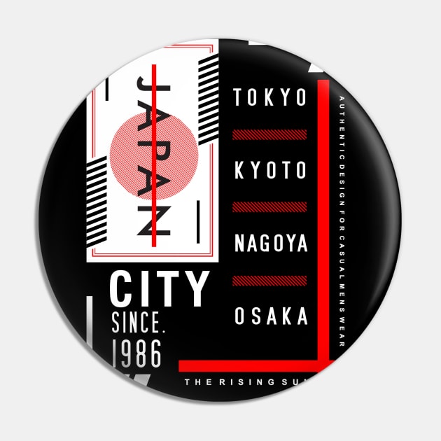 Urban City Design - Japan Tokyo Nagoya Kyoto Osaka Pin by Celestial Crafts