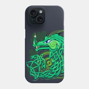 Fantasy green dragon Phone Case