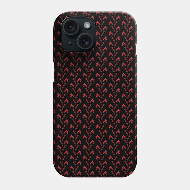 Skull Match Pattern 02 Phone Case by Very Simple Graph