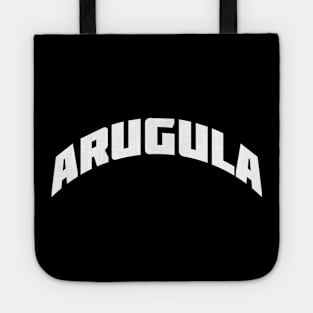 ARUGULA - white text Tote