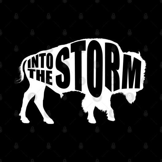 American Bison - Into the Storm by MonkeyKing