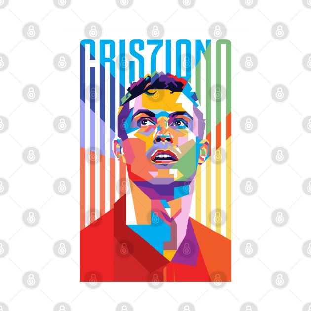 CR7 Pop Art by Laksana Ardie Store