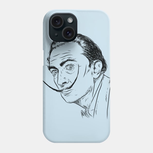 Salvador Dali Phone Case by michaelkdamron