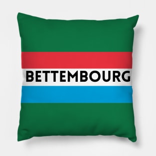 Bettembourg City in Luxembourg Flag Pillow