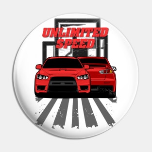 Lancer Evo X - Unlimited Speed Pin