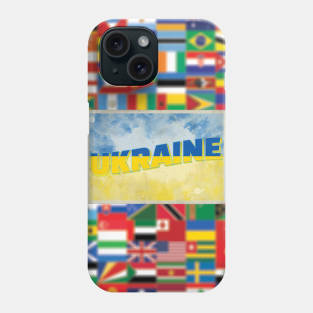 Ukraine vintage style retro souvenir Phone Case