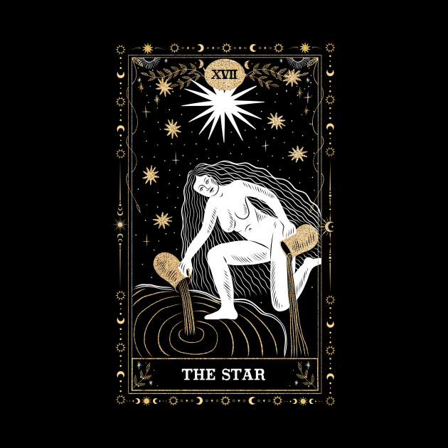 THE STAR Tarot Card by Free Spirits & Hippies