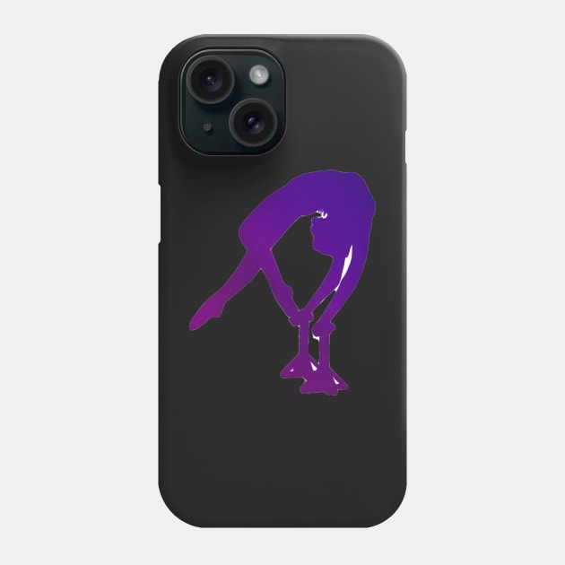 An Acrobat doing a one leg ring Phone Case by artsyreader