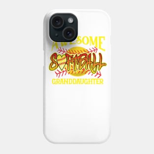 I have an awesome softball granddaughter Phone Case