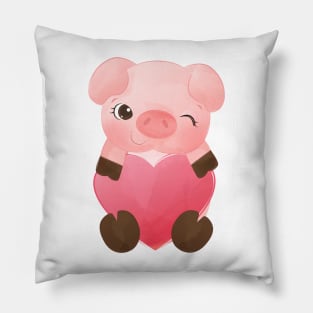 Love Pig Pillow