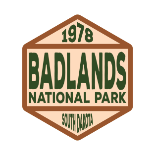 Badlands National Park badge T-Shirt