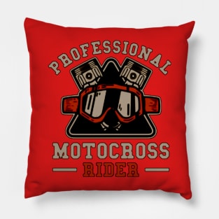 Motorcrosbrown Pillow