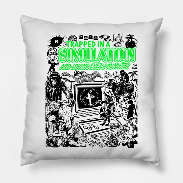 Trapped in a Simulation Pillow by Arcane Bullshit