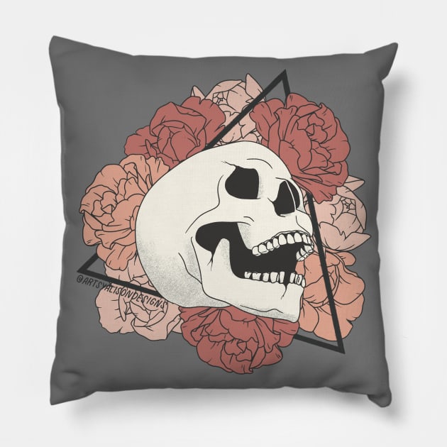 Dead inside Pillow by artsyalison