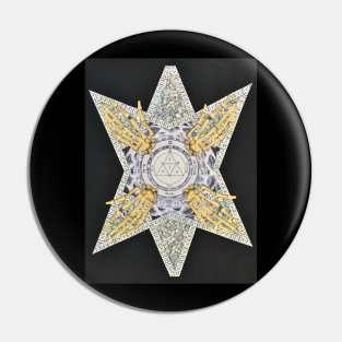 The Third Pentacle of Mars Pin