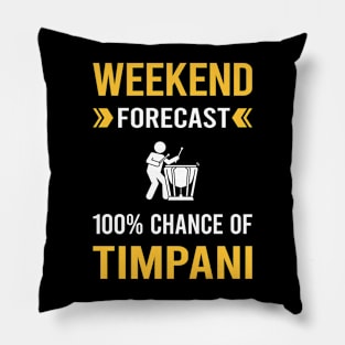 Weekend Forecast Timpani Kettledrums Pillow