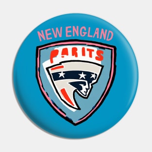 Soccer Player Team of New England Football American Football Dad Pin