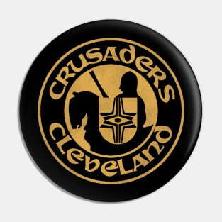 Defunct Cleveland Crusaders Hockey Team Pin