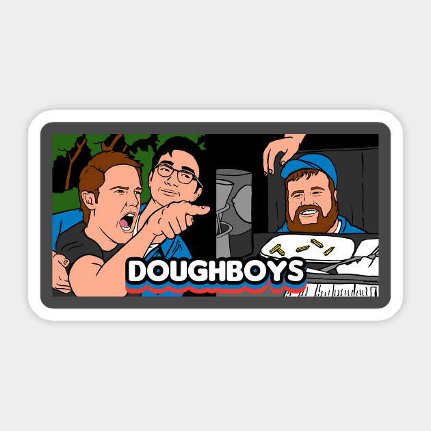 Doughboys Cat Meme - Cats - Sticker