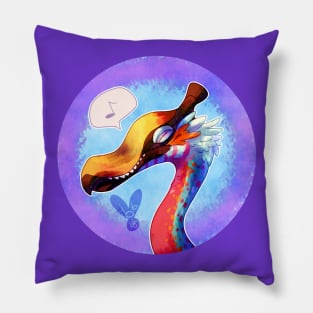 Huntable Monsters - Crimson Qurupeco Pillow