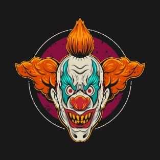 scary clown shirt design T-Shirt