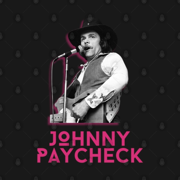 Johnny paycheck\\\original retro by MisterPumpkin