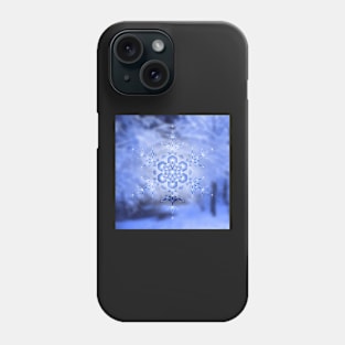 Crystal forest | Winter Sacred Geometry Phone Case