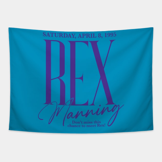 Rex Manning Day Tapestry by Super Secret Villain