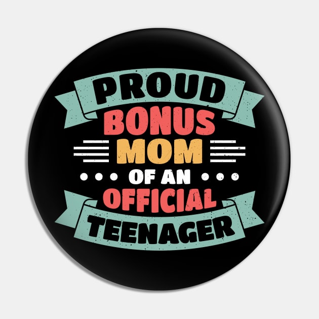 Official Teenager Mother Teenager Mum Pin by Toeffishirts