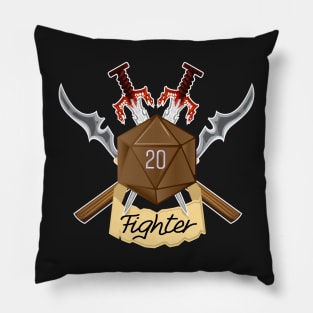 Dungeons & Dragons Fighter D20 Pillow