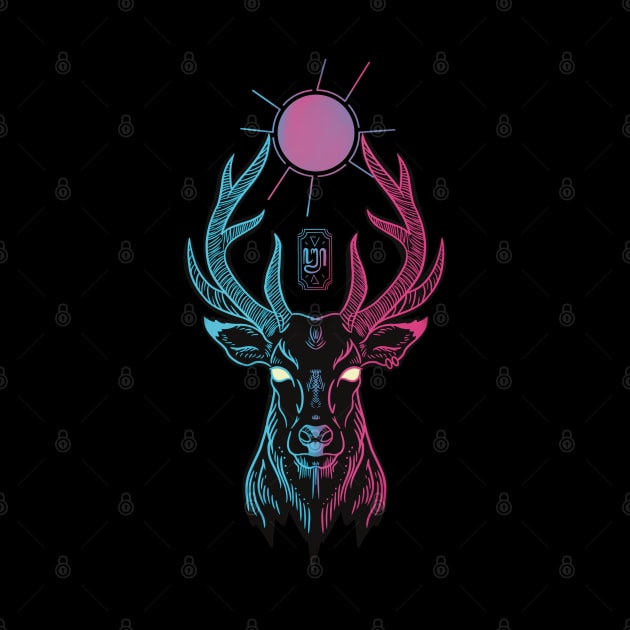 Cyber Deer by Artthree Studio