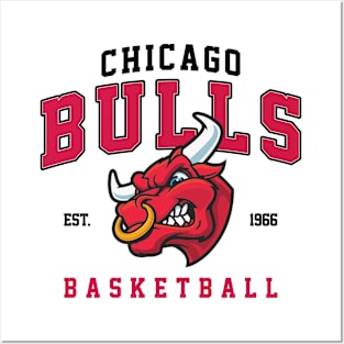 Throwback Bulls Canvas Print for Sale by rpardo7