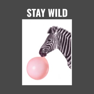 Stay Wild - Zebra T-Shirt