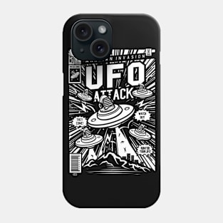 UFO Attack Comics Phone Case