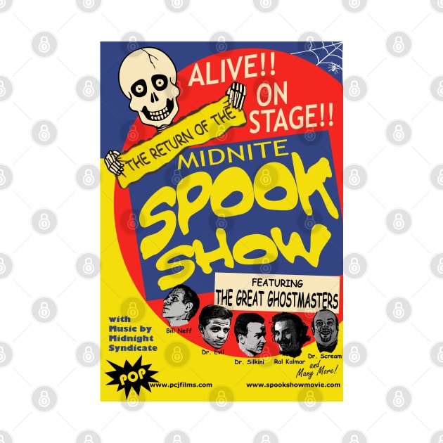 Alive!! On Stage!! The Return of the Midnite Spook Show Poster Design by SpookShow Movie