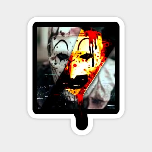 Scary Spooky Art The Clown Magnet