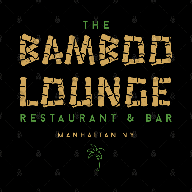 The Bamboo Lounge Restaurant & Bar - modern vintage logo by BodinStreet